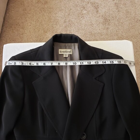 BEBE Vintage Y2K black blazer Size 0 - Picture 4 of 11